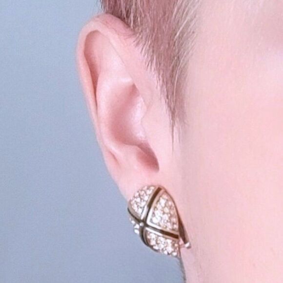 Christian Dior vintage earrings made in Germany EUC - Picture 3 of 10